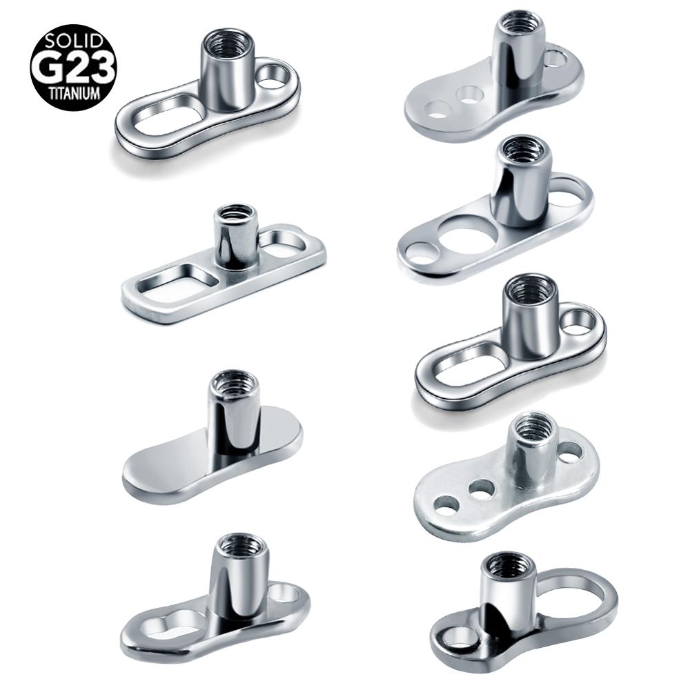 Dermal Anchor Top - 10 pçs/lote G23 Titânio Micro Piercings