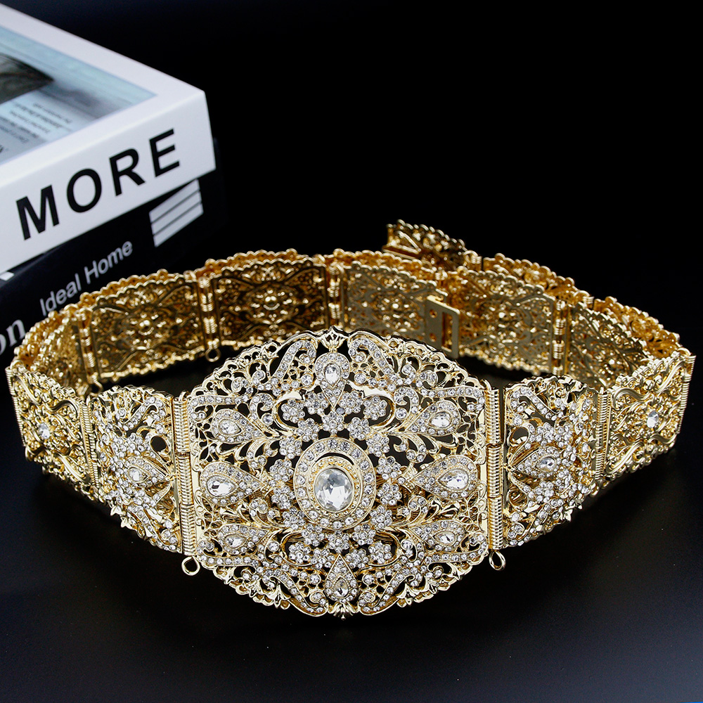 Body Jewelry Gold - Sunspicems cinto largo marrocos para mulheres,