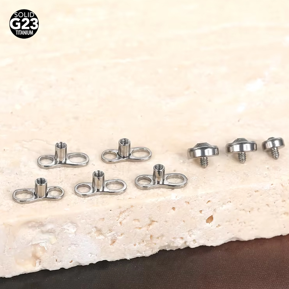 Dermal Anchor Top - Conjunto de piercings micro dérmicos de