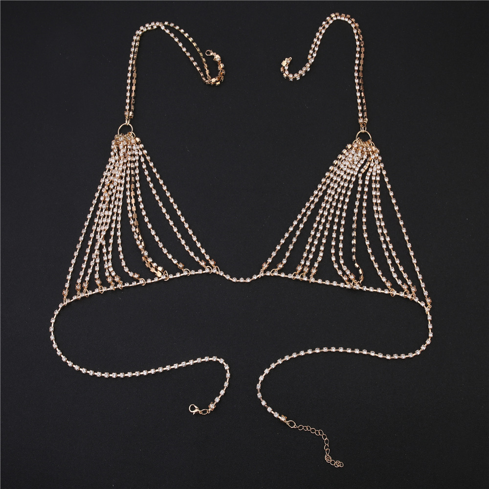 Arnês de luxo para biquíni cri - Body Jewelry Harness avaliação e preço