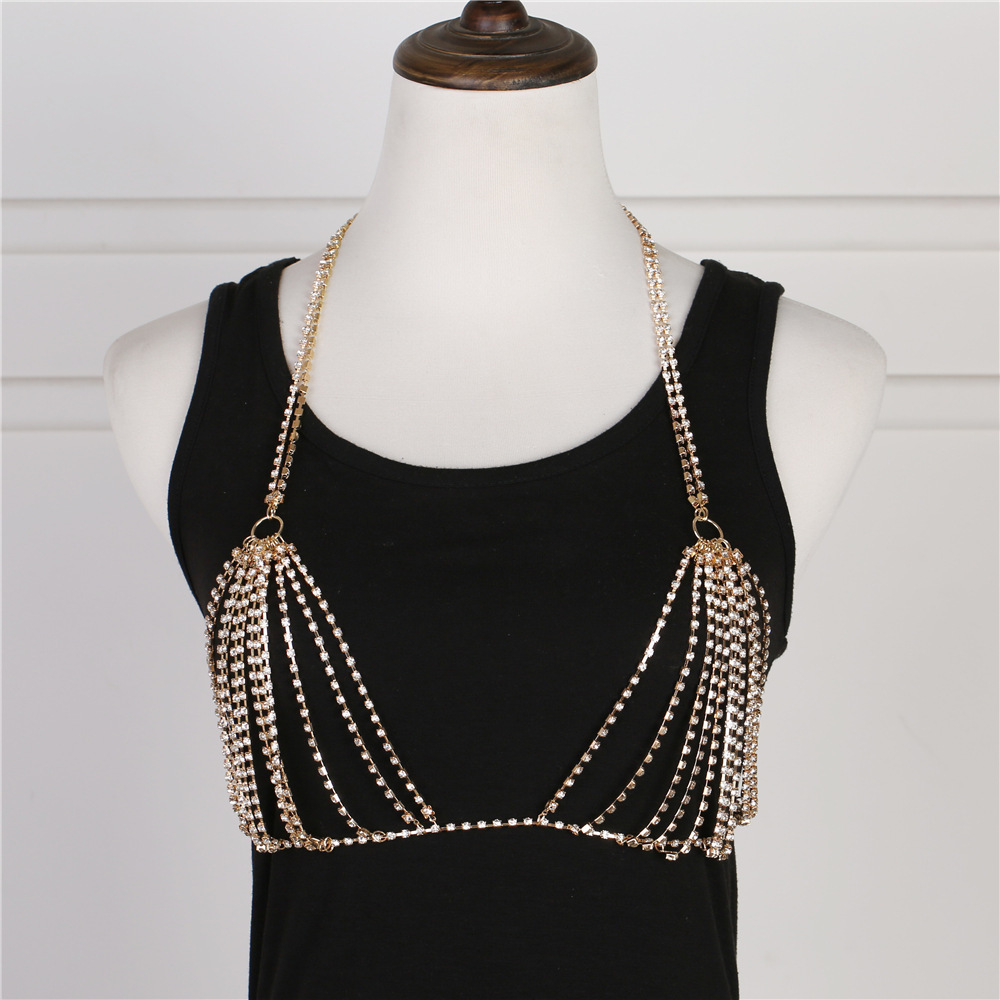 Arnês de luxo para biquíni cri - Body Jewelry Harness avaliação e preço