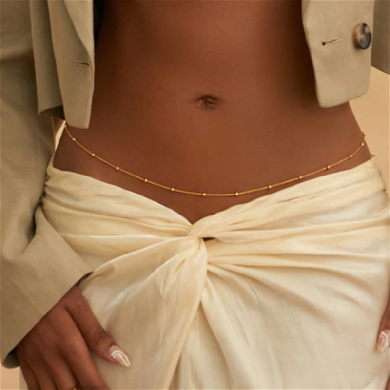 Meninas simples frisado corren - Body Jewelry Gold avaliação e preço