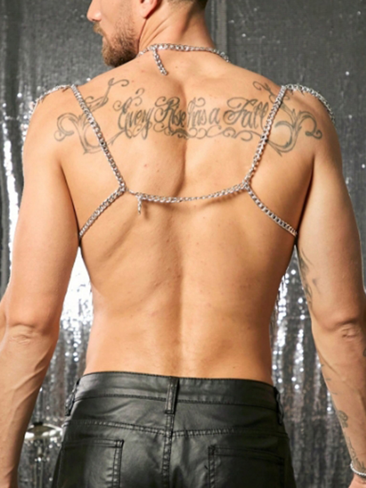 Borlas corrente corpo ombro se - Body Jewelry Harness avaliação e preço