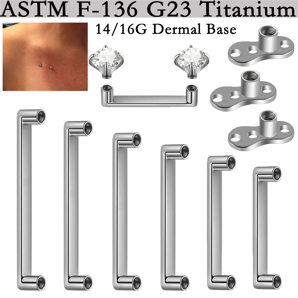 5/1PCS G23 Titânio Acessório d - Dermal Anchor Top avaliação e preço