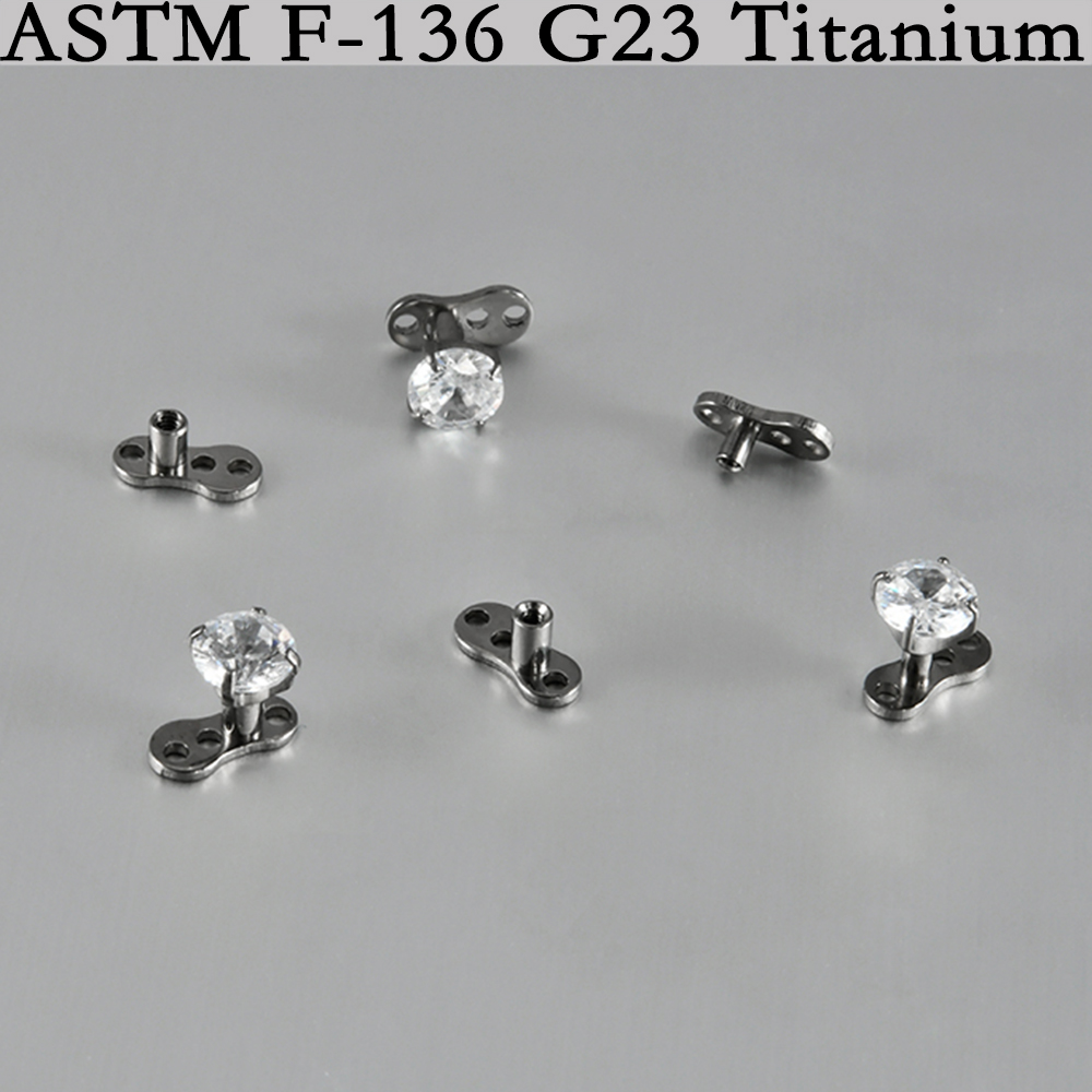 5/1PCS G23 Titânio Acessório d - Dermal Anchor Top avaliação e preço