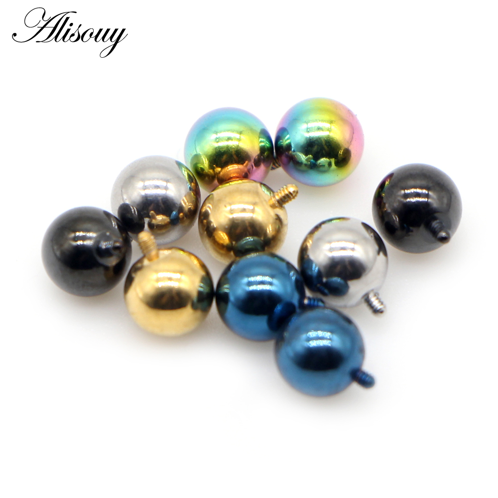 Alisouy 2 peças 3/4/5/6mm 16g  - Dermal Anchor Top avaliação e preço
