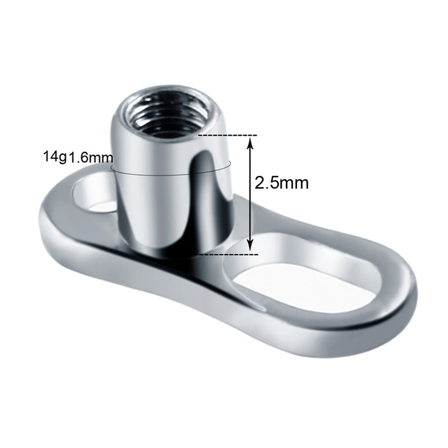 10 pçs/lote G23 Titânio Micro  - Dermal Anchor Top avaliação e preço