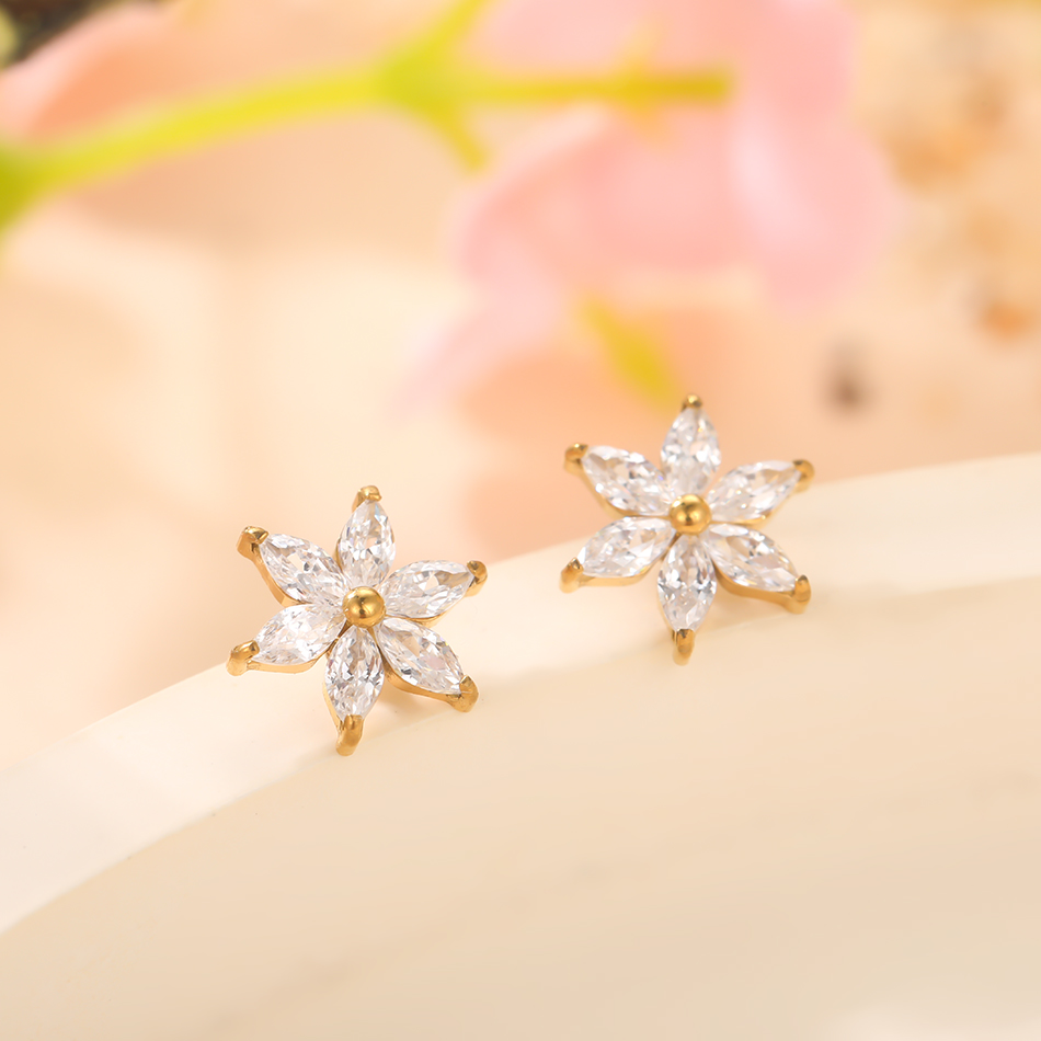 1/5 pçs titânio cristal flor â - Dermal Anchor Top avaliação e preço