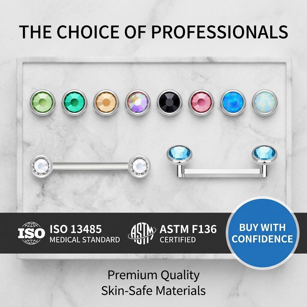 Piercing Minimalista F136 de T - Dermal Anchor Top avaliação e preço