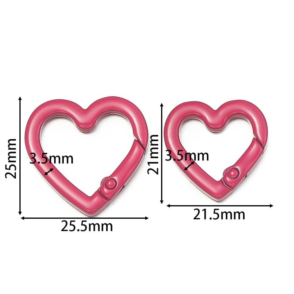 5 pçs/lote coração primavera f - Body Jewelry Diy avaliação e preço