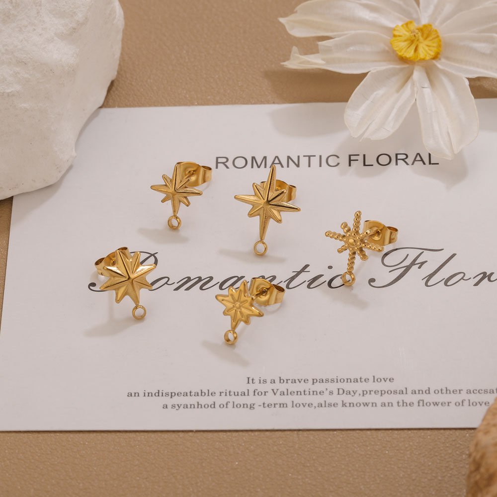 6 Peças de Brincos de Estrela  - Body Jewelry Gold avaliação e preço