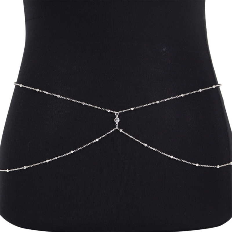 Correntes de barriga frisadas  - Body Jewelry Gold avaliação e preço