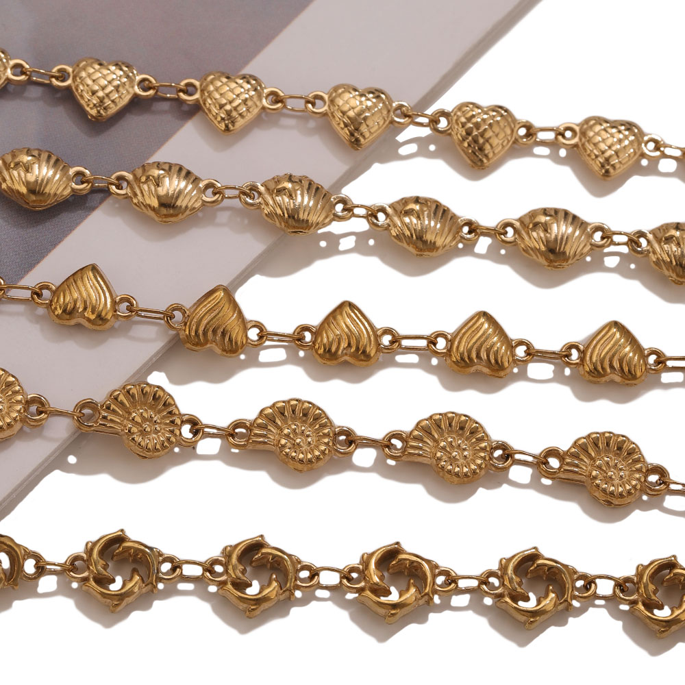 Correntes de Aço Inoxidável PV - Body Jewelry Gold avaliação e preço