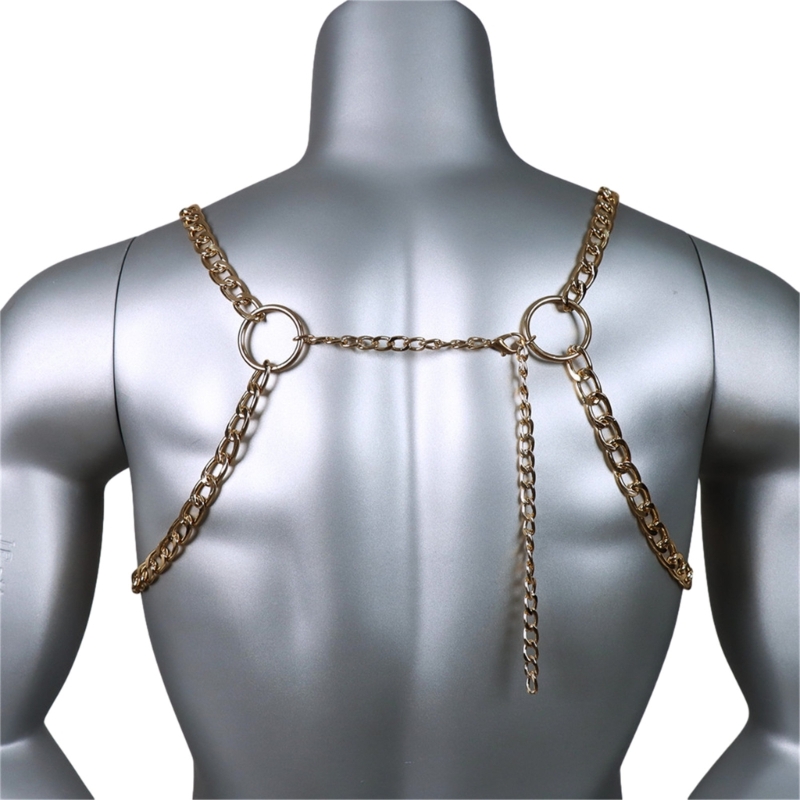 Masculino sexy metal corpo pei - Body Jewelry Harness avaliação e preço