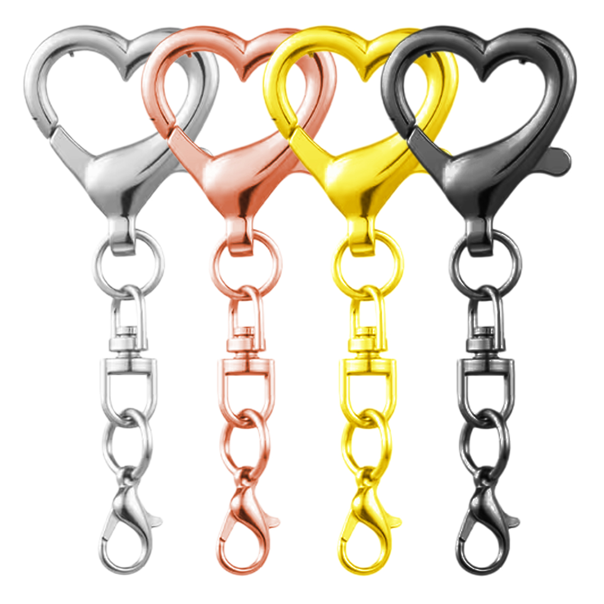5/15/30 Peças Mosquetões Girat - Body Jewelry Diy avaliação e preço