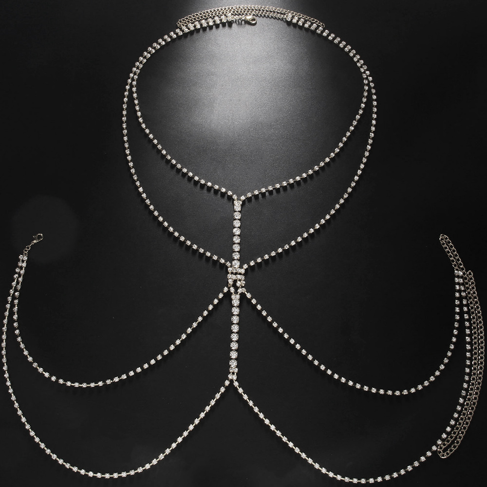 Corrente de Corpo Feminina Mul - Body Jewelry Harness avaliação e preço
