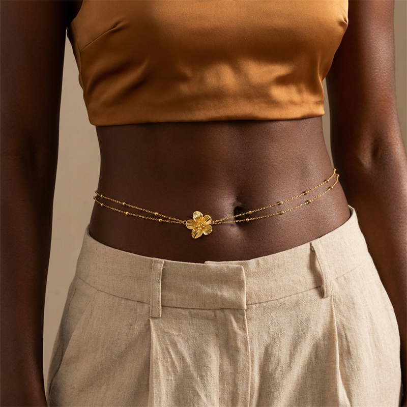 Correntes de Cintura Duplas Si - Body Jewelry Gold avaliação e preço